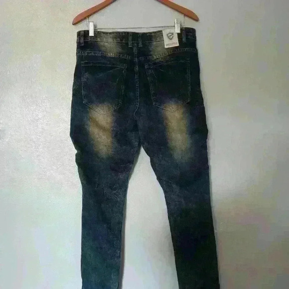 Encrypted Distressed Denim Jeans size W 34 L 32 - Picture 7 of 15